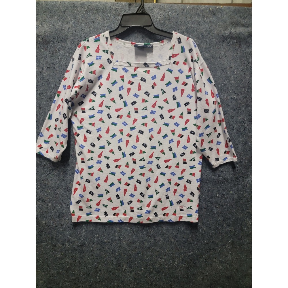 Dockers Pullover World Flags 3/4 QTRS Sleeve‎